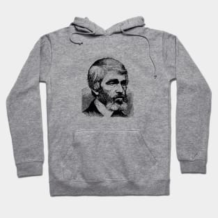 Old man portrait Hoodie